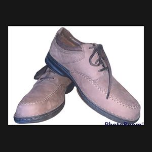 Nunn Bush Brown Suede Lace-Up Loafers Men’s Size 10.5 NWOT